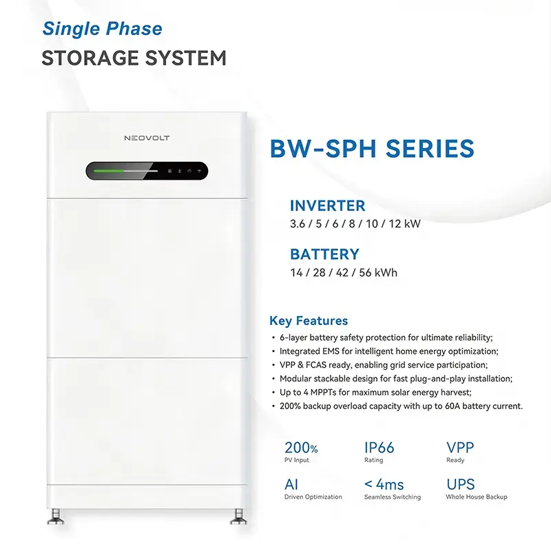 7kWh Stackable LiFePO4 Pugna OMNIBUS